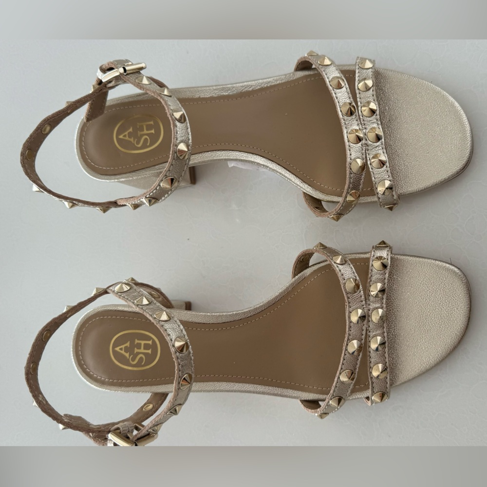 Women’s Studded Gold Sandals | Size 6 | Never Worn | Color Gold